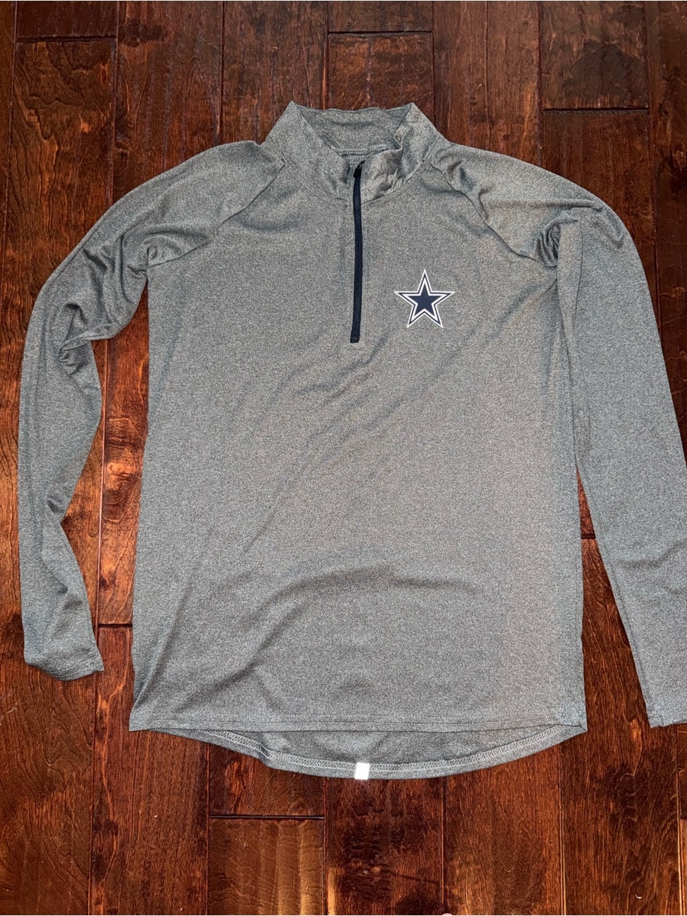 Men's Dallas Cowboys Gray Quarter-Zip